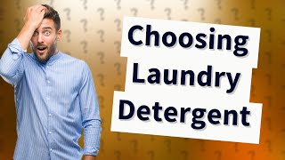 How do I choose laundry detergent for eczema and allergic prone skin [upl. by Eecak]