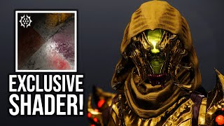 How To Get This Exclusive New Shader LIMITED TIME ONLY  Destiny 2 Lightfall [upl. by Ravid720]