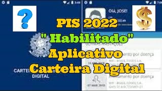 PIS 2022 Habilitado Carteira de Trabalho Digital [upl. by Nnodnarb]