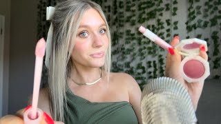 ASMR Doing Your Easter Makeup🐰 Southern Accent [upl. by Illehs237]