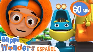 Excavadora de Nieve  Blippi Wonders  Caricaturas para niños [upl. by Leirbaj92]