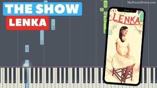 The Show Lenka  Piano Tutorial for Beginners  Slow amp Easy Song [upl. by Aikemaj]