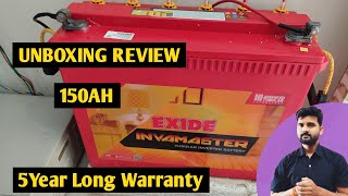 Exide IMTT1500 Inverter Battery Unboxing and Review  Exide Inverter Battery 150AH Price Review [upl. by Lavinia96]