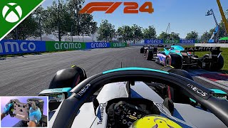 F1 24 Xbox Series X  Moza Race [upl. by Elleiram]