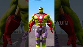 GTA V IRON HULK vs TEAM RHINO EPIC FIGHT gta5 shorts [upl. by Natsyrt807]