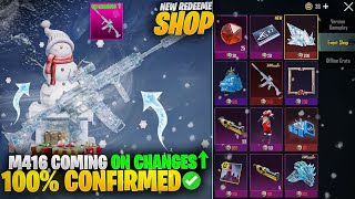 M416 Coming On Chance 100 Confirmed ✅  New Redeeme Shop Is Here  Pubgm\Bgmi [upl. by La]