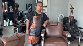 LEATHER BARBER APRON [upl. by Felicity]