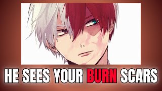 He sees your burn scars  Todoroki x Listener MHA ASMR [upl. by Proudfoot336]