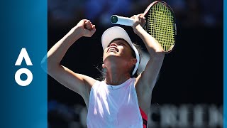 Garbińe Muguruza v Hsieh SuWei match highlights 2R  Australian Open 2018 [upl. by Raknahs]