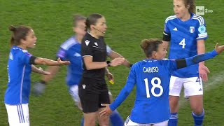 Sweden vs Italy  UEFA Womens Nations League 202324 [upl. by Scrope]