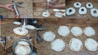 How to make idiyappamIdiyappam recipe in Tamil idiyappam maker review videosoft idiyappam at home [upl. by Elburt]