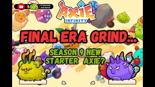 🔴 LIVE  AXIE INFINITY  ORIGINS  S8 FINAL ERA  SEASON 9 NEW STARTER AXIE LEEK [upl. by Elyod]