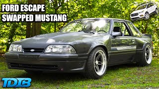 425HP Ford Escape Swapped Mustang is Shockingly Impressive [upl. by Hadleigh526]