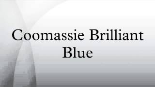 Coomassie Brilliant Blue [upl. by Nwahc]