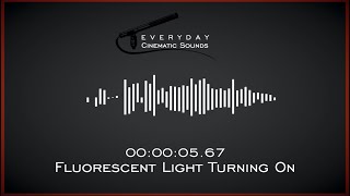 Fluorescent Light Turning On  HQ Sound Effects [upl. by Yvon]