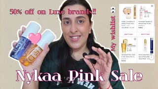 nykaa pink friday sale recommendations what to buy best deals and 50 off on luxe brands [upl. by Eicnahc]