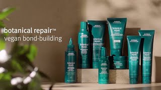 Build Hair Strength Naturally with Botanical Repair Vegan BondBuilding  Aveda [upl. by Enahsed]