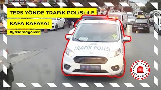 Ters Yönde Trafik Polisi ile Karşı Karşıya Geldik  ambulance driver acilservis speed [upl. by Ardua878]