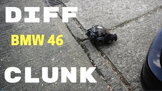 BMW e46 DIFFERENTIAL CLUNK NOISE and LONGLIFE OIL [upl. by Htes]