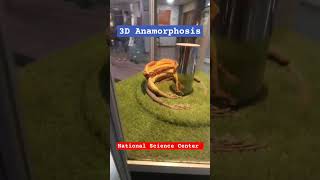 3 D Anamorphosis  National Science Centre  Science Museum  Delhi  shorts [upl. by Bernhard]