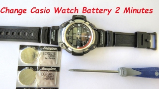 How To Change Casio Watch Batteries In Two Minutes [upl. by Tudor]