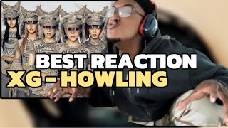 BEST REACTION to XG  HOWLING Official Music Video [upl. by Acirtal]