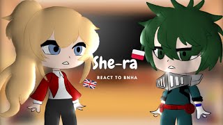 🇬🇧shera react to bnha im english and Polish🇵🇱 [upl. by Prakash70]