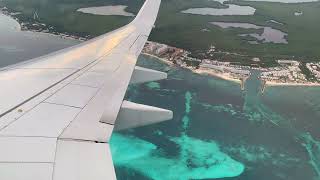 Approach and Landing CANCUN airport [upl. by Suitangi]