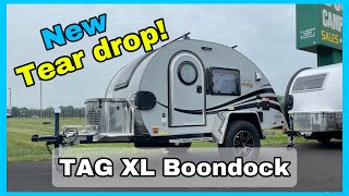 2021 TAG XL Boondock Teardrop trailer by NuCamp RV  Tour [upl. by Ecirp920]