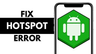 How to Fix Hotspot Not Working  Solve Hotspot Error [upl. by Atiran]