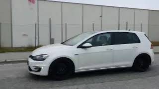 VW GOLF GTE 307 HP AMAZING SOUND WITH MINE NEW EXHAUST [upl. by Zoe]