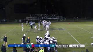 Football GranvilleWhitehall vs CobleskillRichmondville 1182024 [upl. by Victoria]