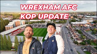 BREAKING WREXHAM AFC REVEAL 5500 SEATER KOP STAND PLAN amp FUTURE STADIUM PROJECT [upl. by Pattison]