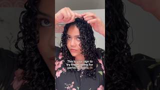 ✨Finger rolling  perfect ringlets every time 👏🏼 curlyhairtips definedcurls curlyhairtutorial [upl. by Lurette]