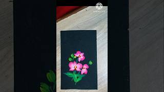 easy flower painting art [upl. by Gnoud737]