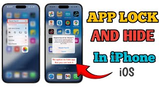 Hide Apps on iPhone  iPhone ki apps hide kaise kare  How to Hide Apps On IPhone 2024 [upl. by Viveca]