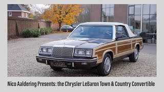 Nico Aaldering presents the Chrysler Lebaron Town and Country Convertible  GALLERY AALDERING TV [upl. by Dikmen]