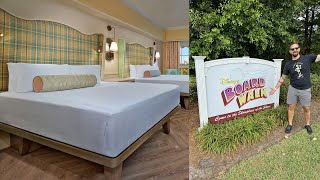 We Checked Into The Last Disney World Resort On Our List Boardwalk Inn Room Tour amp QS Dining Plan [upl. by Nissensohn]