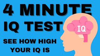 Whats Your REAL IQ Score  A Quick IQ Test [upl. by Fleeta]