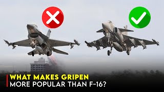 JAS 39 Gripen vs F16 Can It Overtake the F16s Global Dominance [upl. by Kosiur]