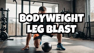 Athletic Bodyweight Leg Workout1  Home Workout  Football Player [upl. by Enelrac]