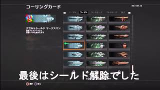 【ＢＯ2】全武器ダイヤ迷彩解除＆マスター！ [upl. by Nahtanoy442]