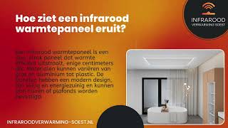 Hoe Ziet een Infrarood Warmtepaneel eruit  Infrarood Verwarming Soest [upl. by Kenney]