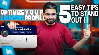 Optimize Your LinkedIn Profile 2024  5 Easy Steps for Beginners  Jobs in the Middle East [upl. by Llennej]