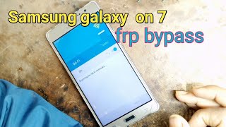 Samsung on 7 frp bypass Samsung hard reset Samsung google account bypass kaise karen [upl. by Laresa]