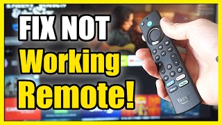 How to Fix your FIRE TV Remote Not Working Pair Tutorial [upl. by Gneh]