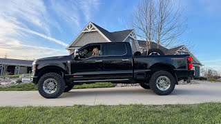 2024 f350 tremor on 37” no lift [upl. by Lebatsirc544]