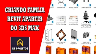 Autodesk como criar familias revit apartir do 3ds max [upl. by Haelahk]