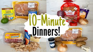 10 MINUTE RECIPES  5 Tasty amp QUICK Dinner Ideas  Best Home Cooked Meals Made EASY  Julia Pacheco [upl. by Nawuj]