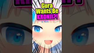 Gura REVEALED Her LOVE To Kronii❤️ hololiveen vtuber gawrgura envtuber gura [upl. by Engen]